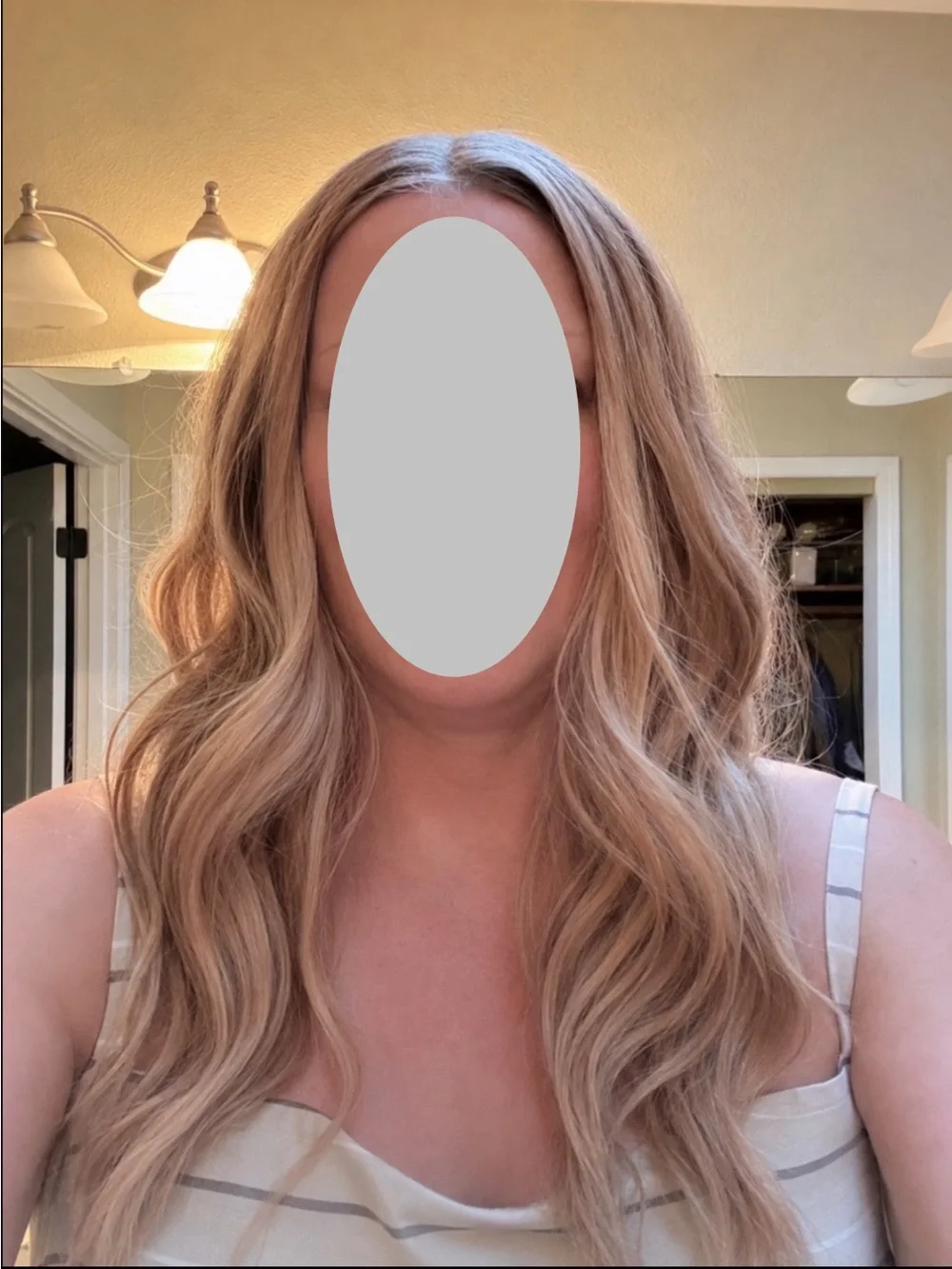 Long Wavy-Natural Blonde-HD Lace-Pre-Plucked-Water Wave-Heat Resistant Wig